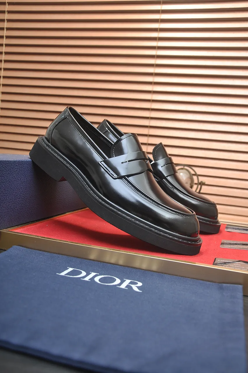 Men's shoes 💰800💶[Dior] (water-dyed cowhide lining) Dior original 1:1 high-quality factory, imported original materials, imported version of raw cowhide, water-dyed cowhide lining, original TPU outsole, code number: 39-44 (38 45 custom-made, non-refundable)